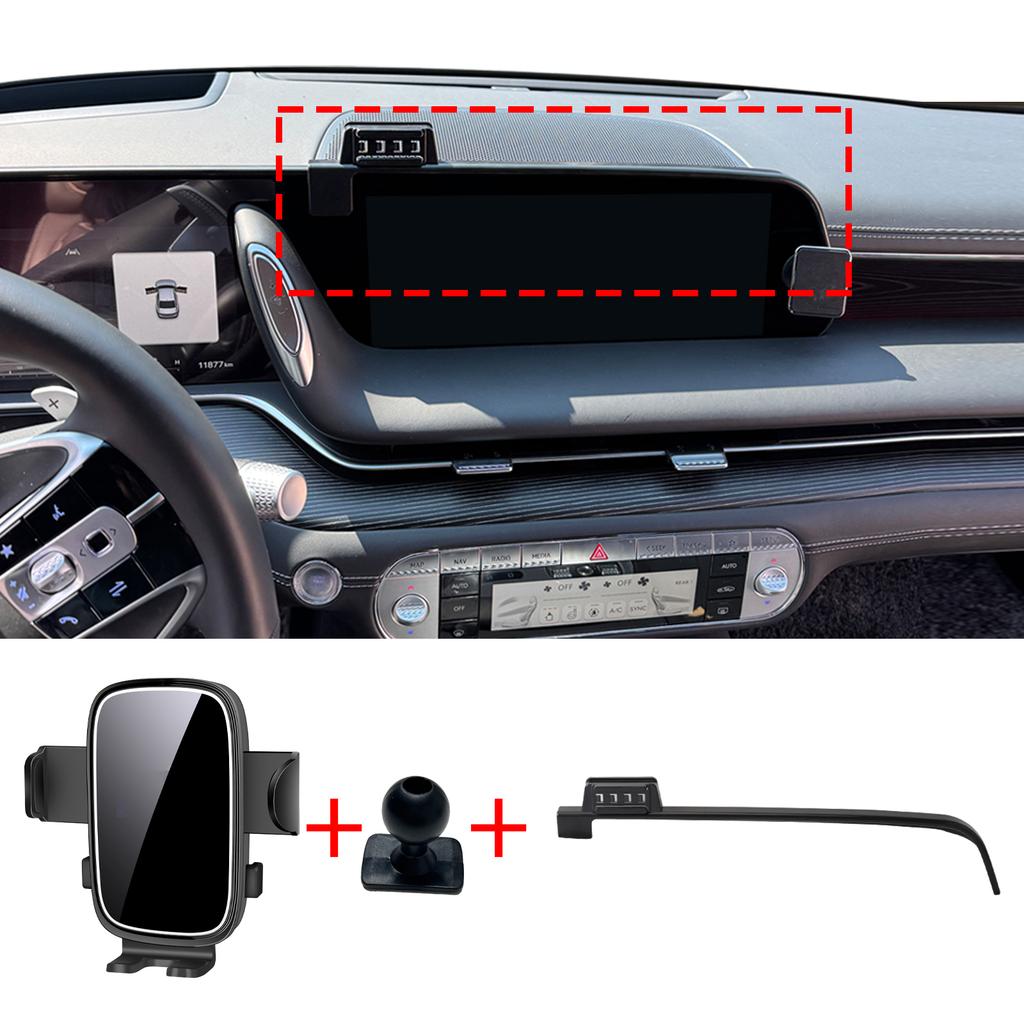 Для GENESIS G90 2024 2025 2026 Встроенное крепление для экрана Держатель для телефона Крепление Автоаксессуары