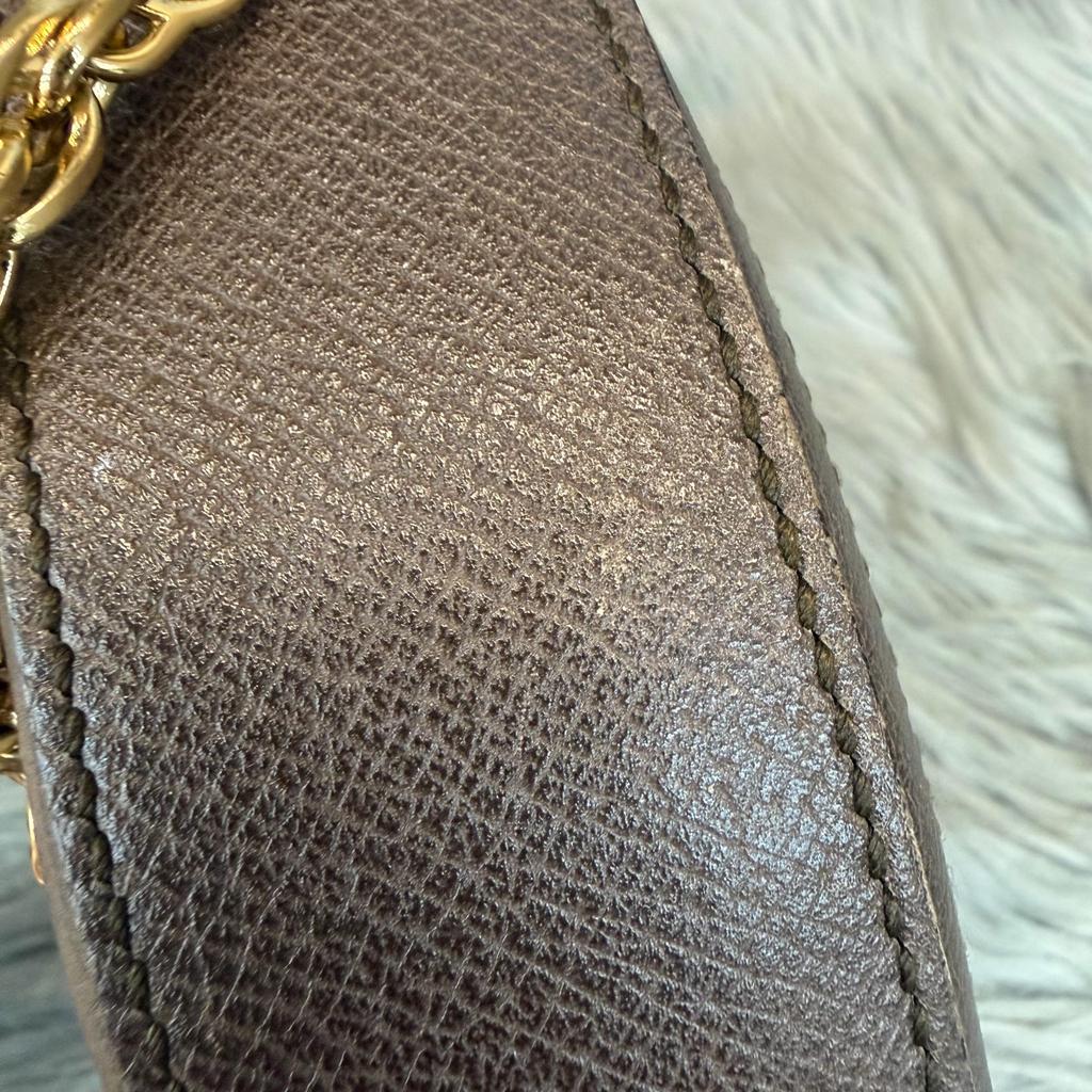 [Pre-Owned] Gucci Ophidia GG Mini Round Bag 'Beige' - Good #12SNAPL