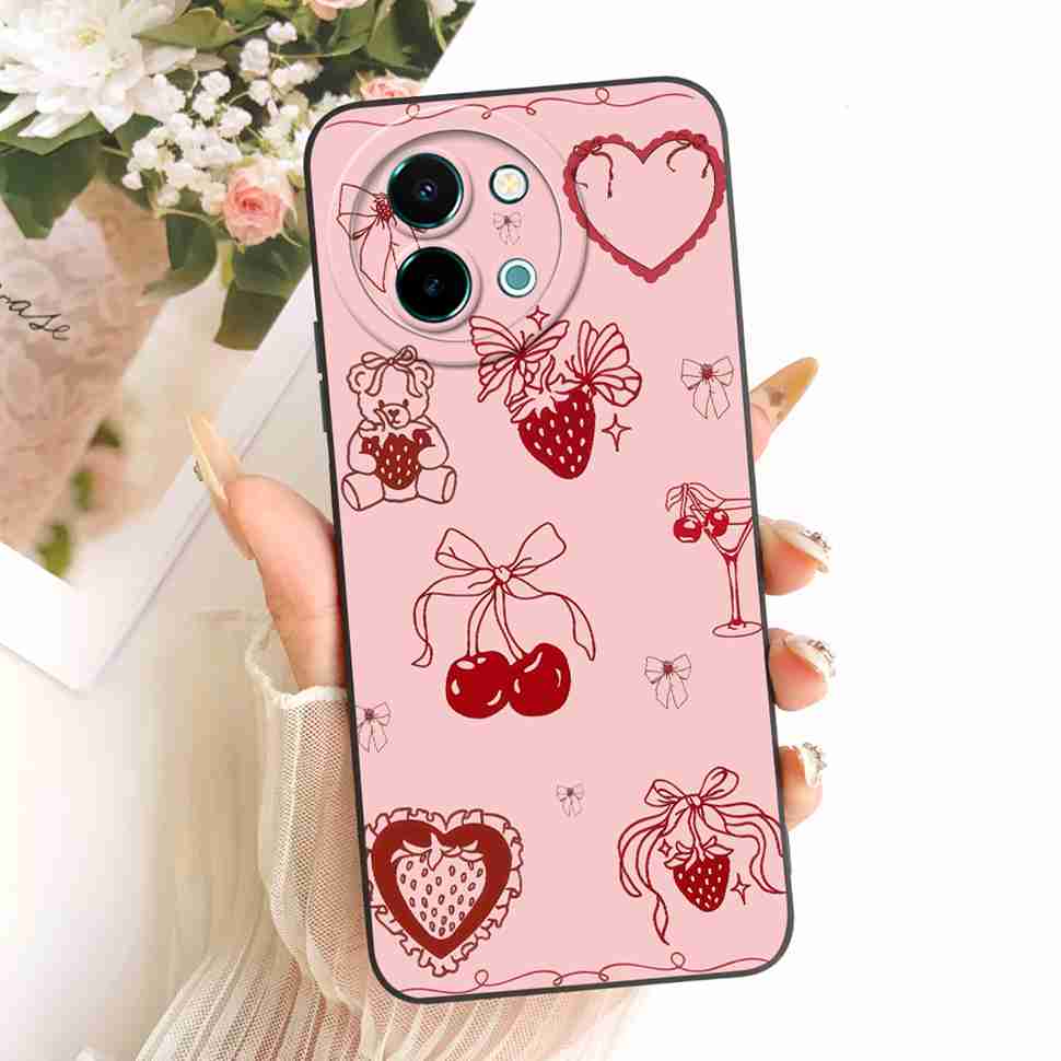 Чехол для vivo Y38 5G Новый Цветной Цветок Закат Силиконовая Задняя Крышка Для Vivo y38 Y 38 5G Ударопрочные Чехлы для Телефона Fundas Capa