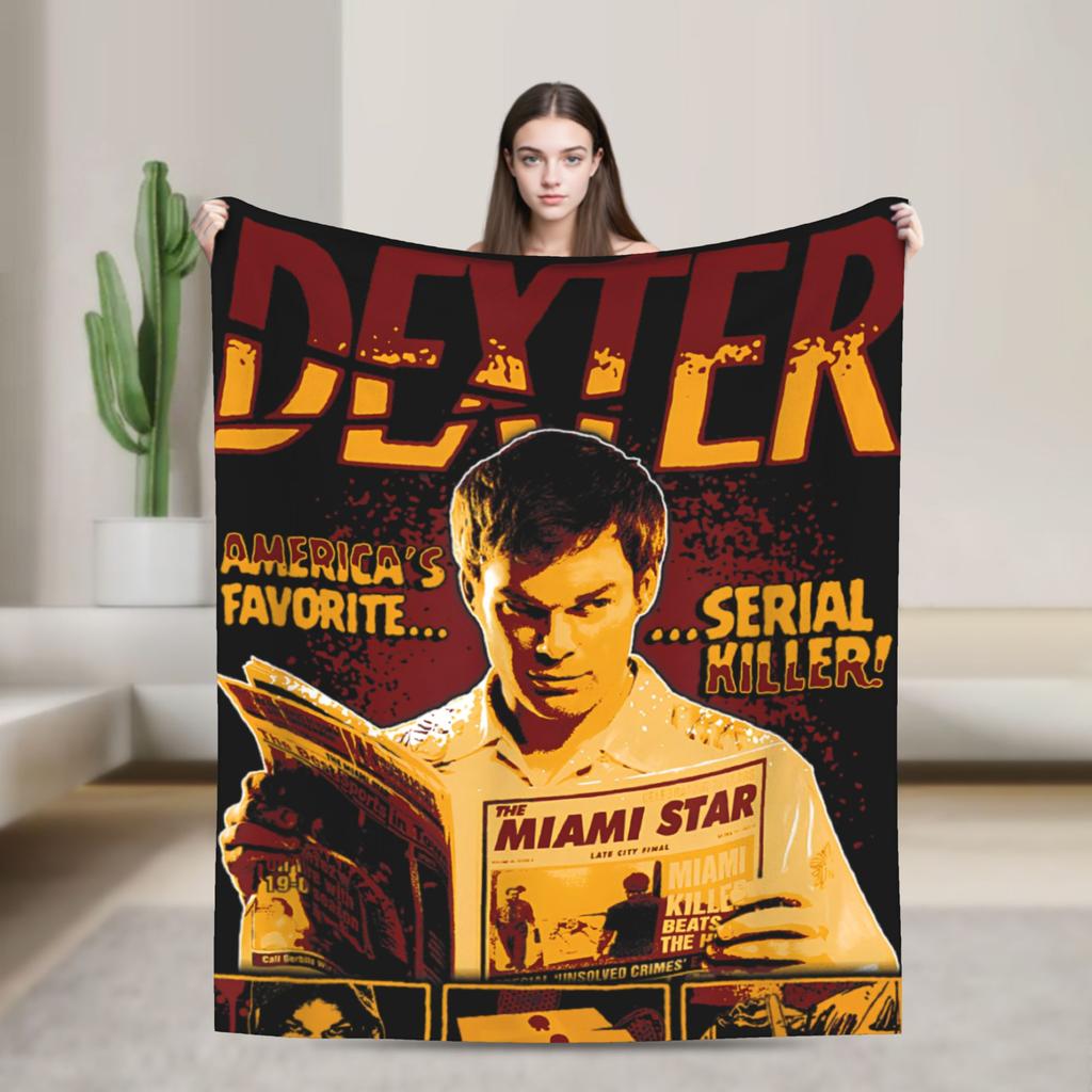 Dexter Blanket Quality Soft Warm Throw Blanket Autumn Kids Home Decor Fluffy Bedspread
