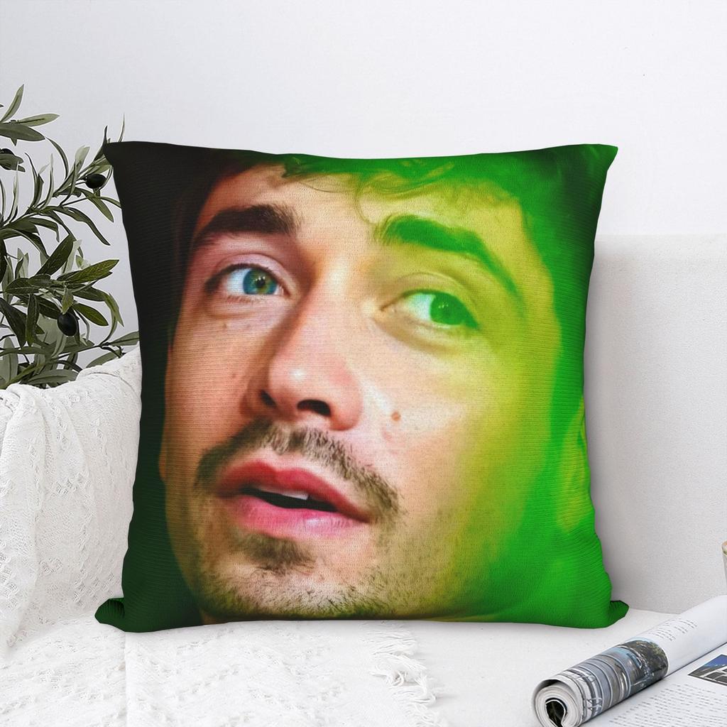 Decorative Pillow Covers C-Charles Leclerc Merch Home Throw Pillow Case Cover Square Style Multi Size