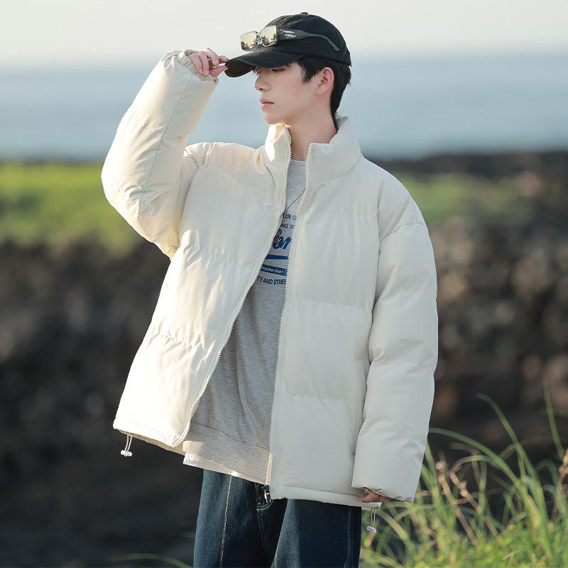 Новые повседневные мужские куртки с хлопковой подкладкой, утепленные куртки с хлопковой подкладкой, куртки с воротником-стойкой, утепленные куртки