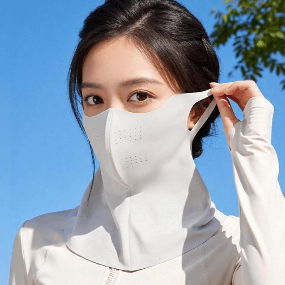 Neck Anti UV Sunscreen Mask Summer Face Gini Mask Elastic Sunscreen Face Scarf Fishing