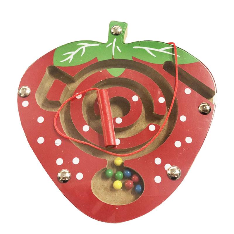 Магнитный шарик-лабиринт для детей: Маленькие рисунки животных для дошкольников