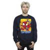 Marvel Mens Spidey And His Amazing Friends Flying Sweatshirt