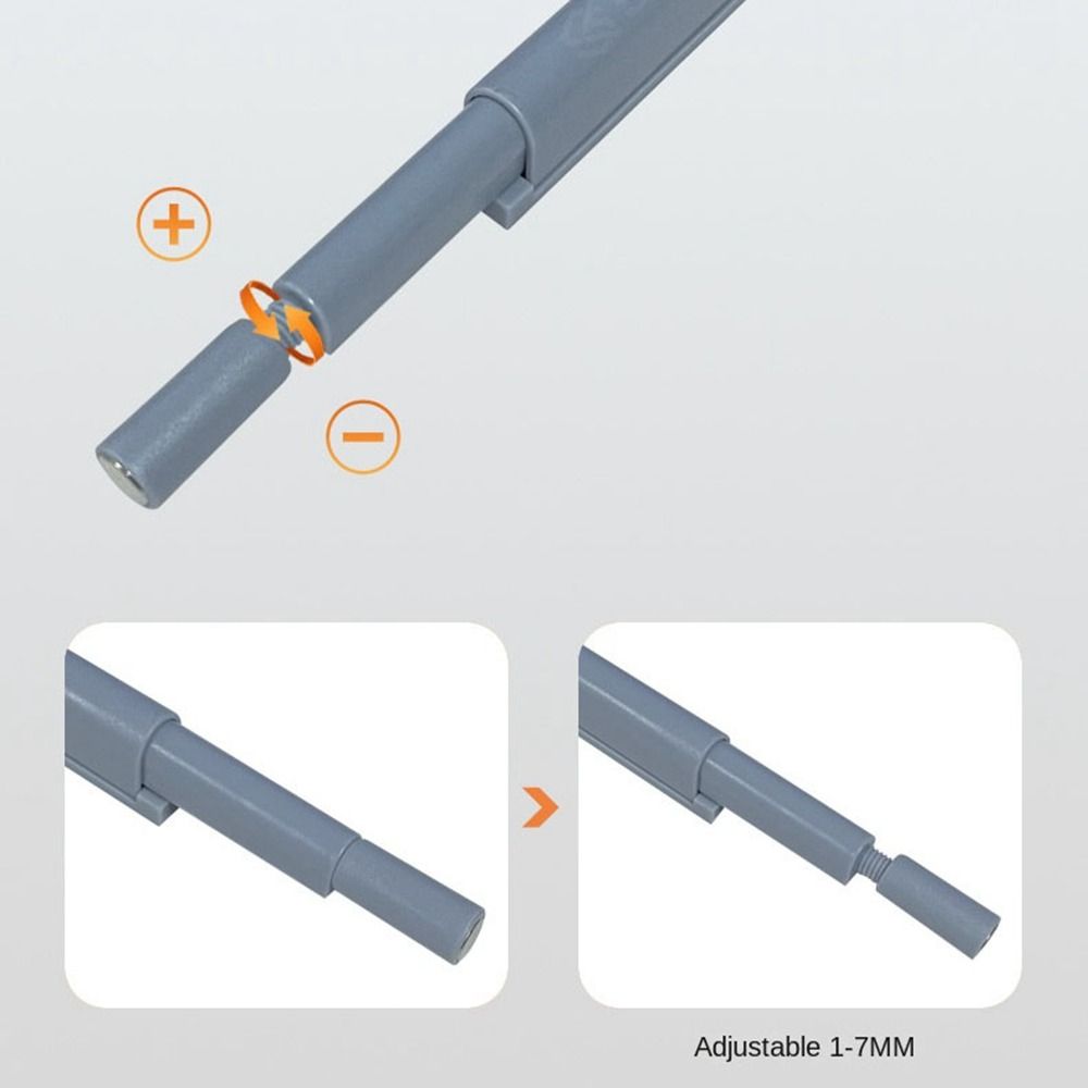 Демпферные буферы Дверной батут Открытый сенсорный дверной стопор Новый всасывающий шкаф для двери шкафа