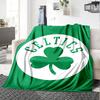 1pc Blanket - Boston Celtics logo  Print Design,Lightweight Blanket for Sofa,Bed- Soft &Warm,Gift for All Seasons