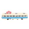 Alloy Train Model Funny Light Music Open Door Simulation Train Toy for Kids Toddler Boys Girls