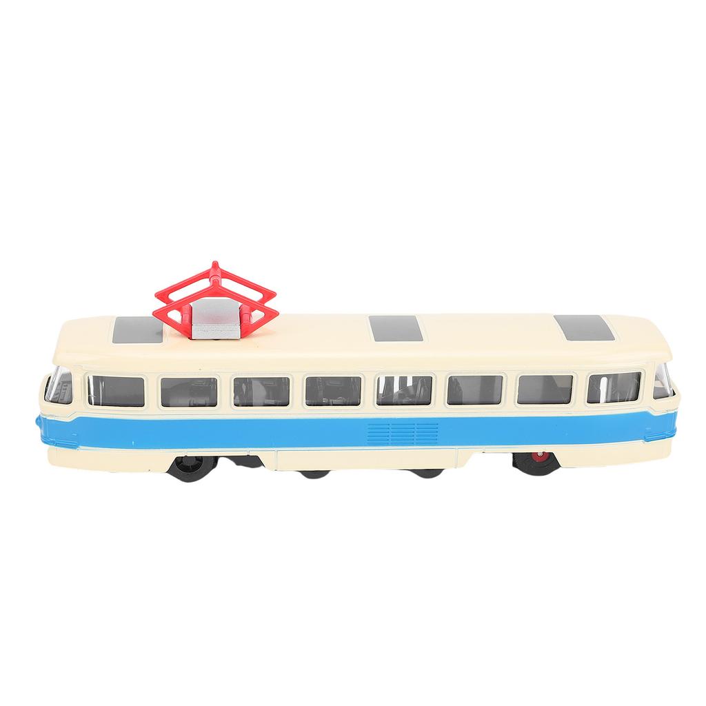 Alloy Train Model Funny Light Music Open Door Simulation Train Toy for Kids Toddler Boys Girls
