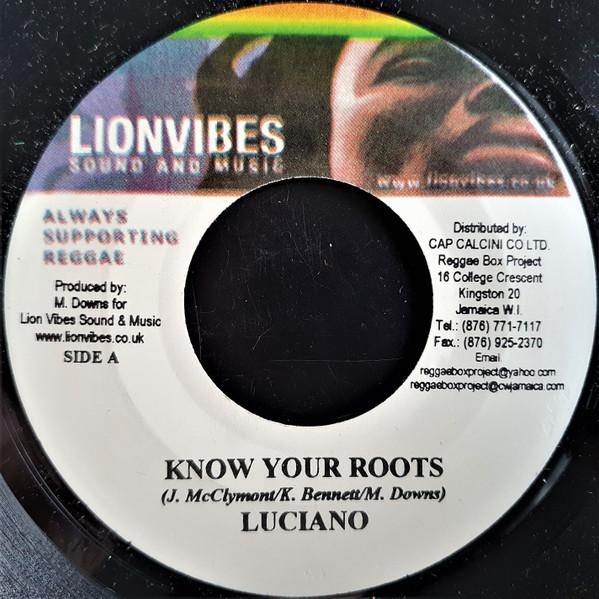 7-дюймовая пластинка LUCIANO - Know Your Roots NONE Lionvibes Sound Ямайка Регги, Ска и Даб Б/у