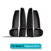 Door Side Storage Box Front Rear Door Handle Armrest Tray Organizer for Tesla Model Y Juniper 2020 - 2025 Model 3 Highland
