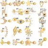 European and American 925 Sterling Silver Piercing Stud Earrings, Earrings, Female Male Devil Nails 2026