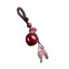 Киноварная тыква брелок с кисточкой-подвеской в виде лотоса и автомобильным талисманом Бэньминнянь