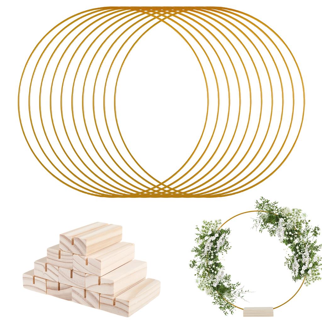 Металлический цветочный обруч гирлянда украшение стола венок для свадьбы центральные украшения деревянные держатели карт цветочная гирлянда домашний реквизит для вечеринки