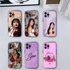 Чехол для телефона певицы Селены Кинтанильи Чехол для телефона для iPhone 16,15,14,13,12,11,Pro,X,XS,Max,XR,Plus,Mini Мягкий черный чехол