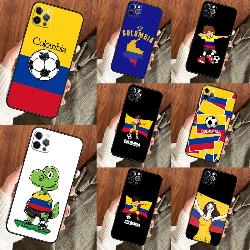 Colombia Flag Football Funda For OPPO Reno 8 Lite 10 11 12 13 14 Pro 11F 12F 13F 14F OPPO Find X8 X5 X6 X9 Pro Case