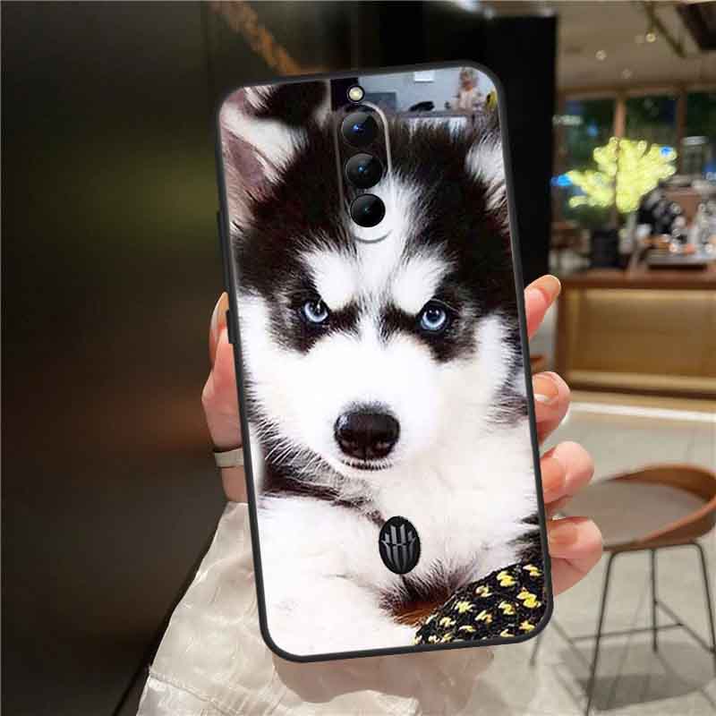 Animal Husky Puppy Case For Red Magic 9 8S 8 Pro Plus Cover For ZTE Nubia Red Magic 6S 7S 6 7 Pro 6R 5S 5G