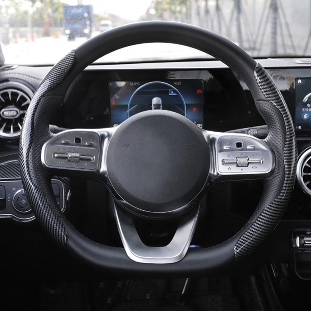 2Pcs Car Interior Steering Wheel Booster Cover Turn Fur Non-Slip Cover Modification Supplies Auxiliary Handle Car Accessories