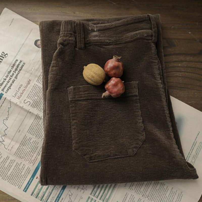 Вельветовые широкие брюки, женские новые зимние тонкие прямые длинные брюки с высокой талией и свободной драпировкой