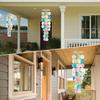 Wind Chimes for Outside - Handcrafted Capiz Shells Windchime Coastal Style Garden Wedding Decor