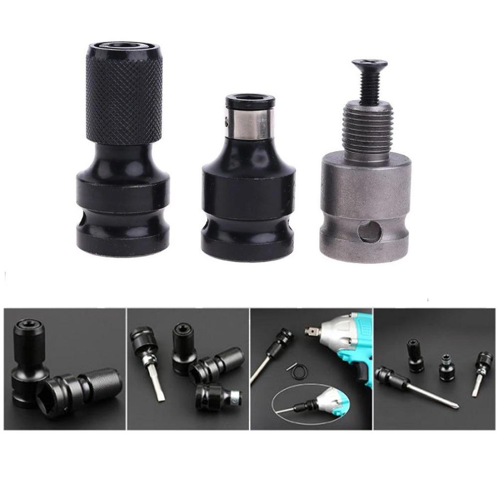 Release Drill Chuck Converter Wrench Socket Adapter Drive Converter Impact Tool Ratchet Socket