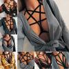 New Bralette Hollow Cage Harness Sexy Bandage Bra Belt Lingerie Push Up Crop Top