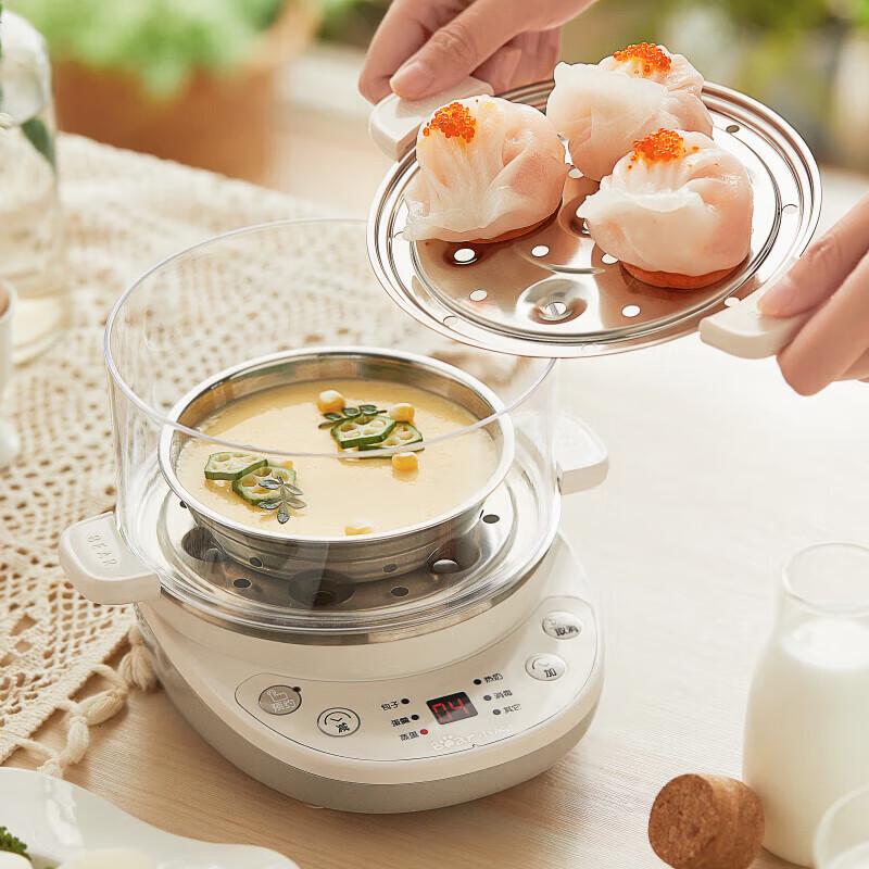 Bear Double-Layer Multifunctional Egg Steamer CN plug (adapter included)