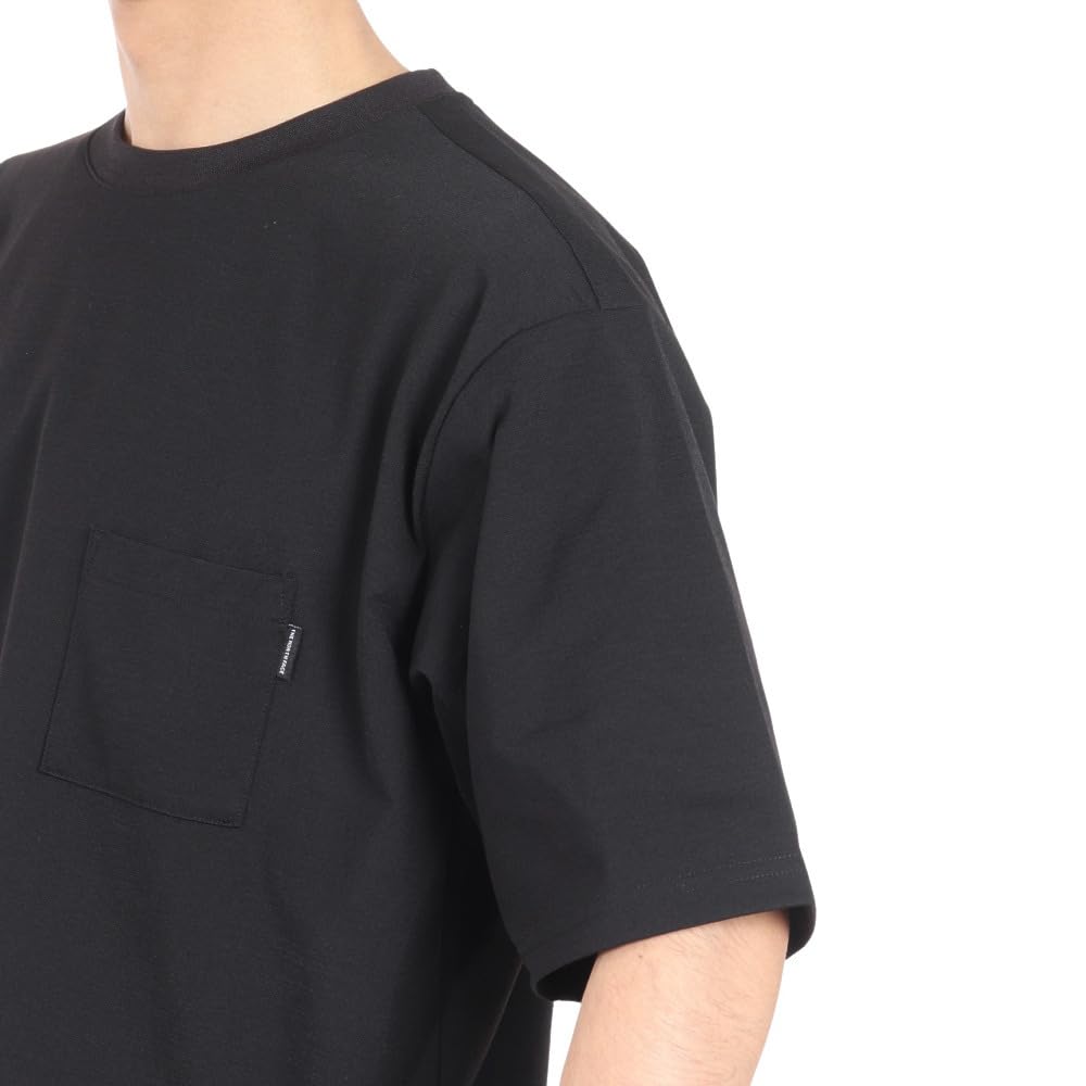 Футболка North Airy Pocket черного цвета с вырезом L [The Face] S/S