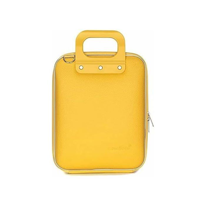 Mallette synthétique - Bombata - 35x26x5 cm - Jaune moutarde - Uni - Unisex - 1 an de garantie - Trousses