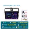 Автомагнитола Android 17 Для Suzuki Swift 2003-2010 Навигация Мультимедиа Видеоплеер Carplay Авто Головное устройство BT Стерео GPS 4G WIFI