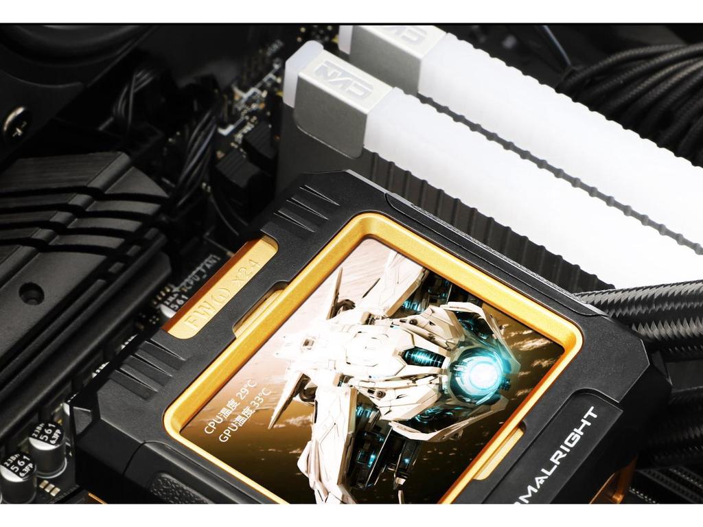 Жидкостное охлаждение Thermalright Warframe 360 Black Ice с LCD-дисплеем
