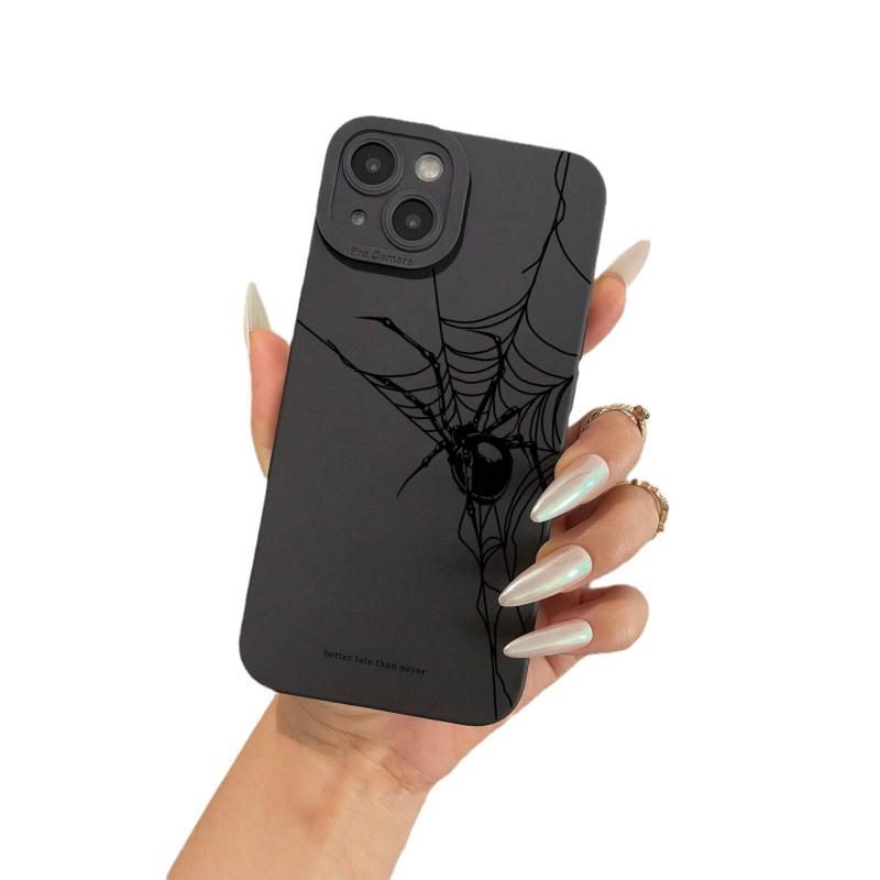 Чехол для телефона с рисунком английского паука для iPhone 16 15 14 13 12 11 x XR Xs SE2 SE 8 7 plus pro Max mini силиконовая задняя крышка