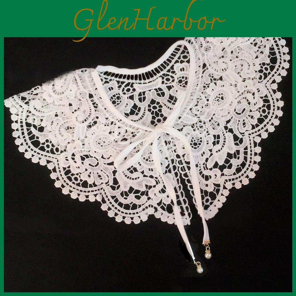 Collar Lace Collar Shoulder False Wrap Embroidery Collar Dickey Collar Sweater Collar Detachable Collar For Women Dress