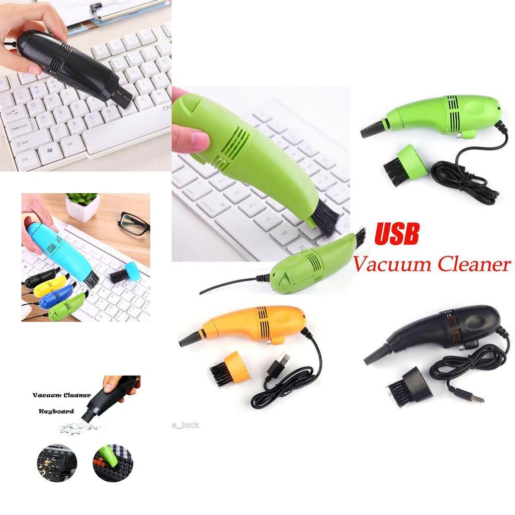 Мини-пылесос для клавиатуры USB с чистящей щеткой для обслуживания ноутбуков и компьютеров