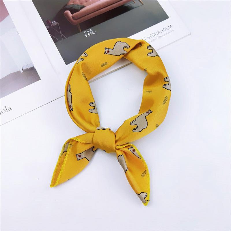 50 Spring/Summer New Small Scarf Small Square Scarf Women'S Professional Decoration Printed Professional Fashion Scarf