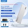 EAGET Корпус 6 мм NVMe M.2 SSD Поддерживает только NVMe и Не Поддерживает SATA (NGFF) Протоколы. С SSD 2230/ 2242/ 2260/ 2280.