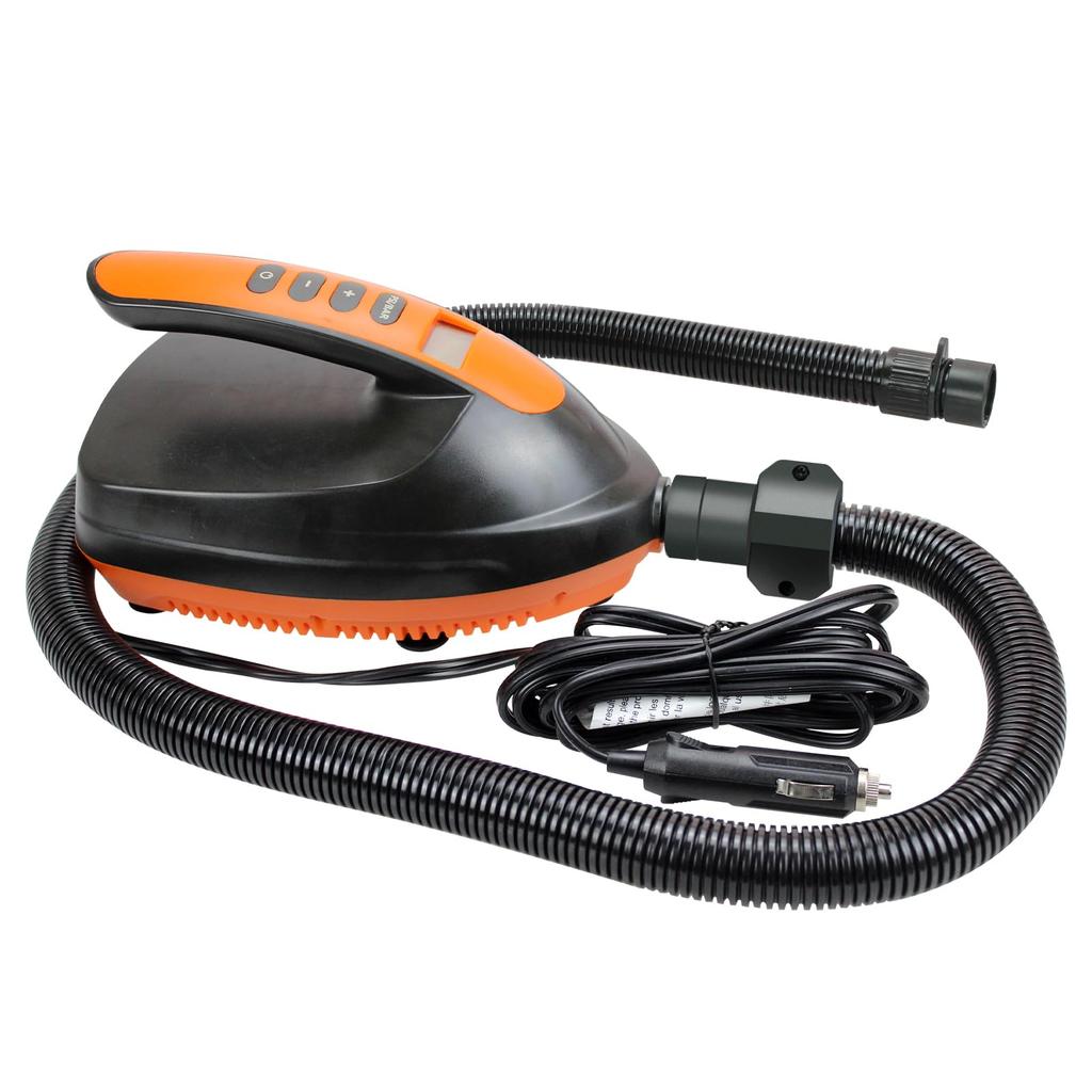 Dearsee SUP Electric Air Pump, 12V Power Supply, Up to 16 psi, Electric Air Pump, Compact, with Auto-Shutoff Function