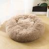 Cat Pet Dog Calming Beds Nest Warm Fluffy Plush Comfy Soft Mattress Donut Pad