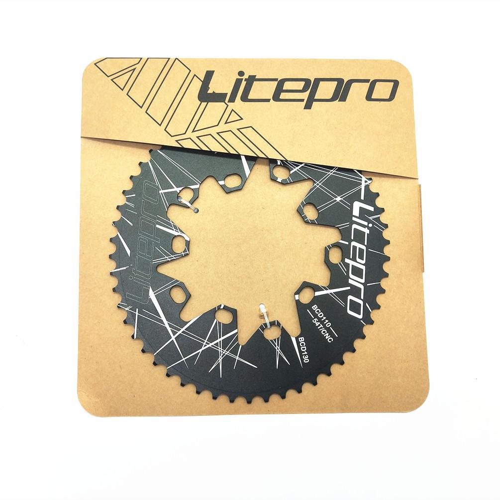 Double BCD 110/130MM Chain Ring Folding Bike 54/56/58T Crankset Doval Driveline Bicycle Chainwheel