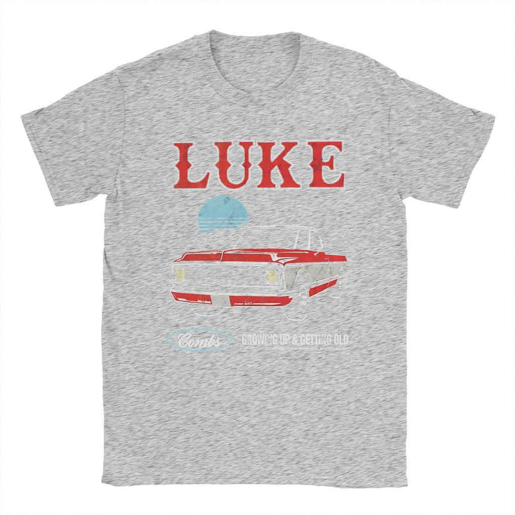 Oversized TShirt Luke Combs My Kinda Saturday Night Tour Cotton TShirts Novelty Tshirt for Unisex Summer Casual Short Sleeve Tees
