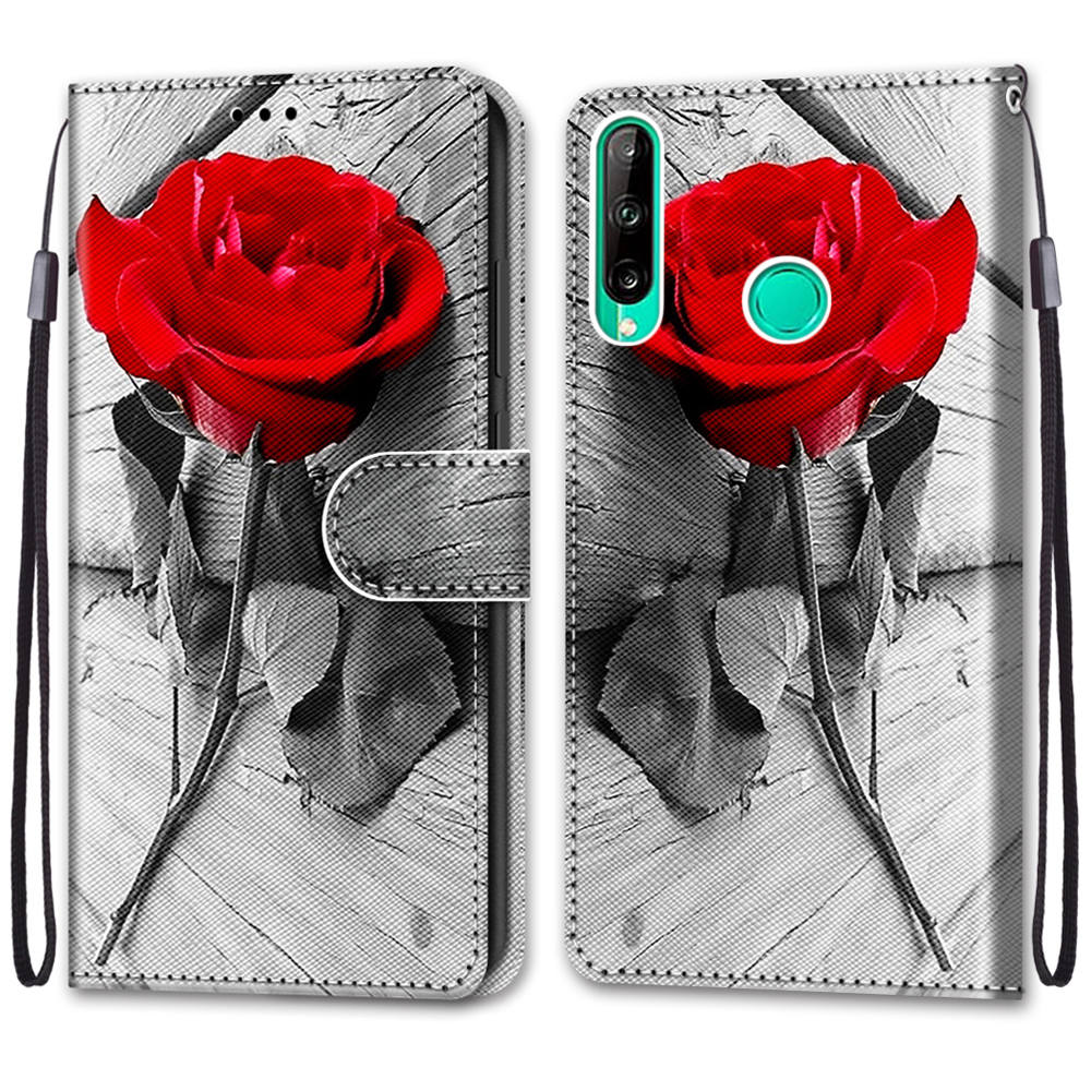 Роскошный окрашенный кожаный чехол-кошелек в стиле книги, защитный чехол для Huawei Y5 Y6 Y7 Y9 P30 P40 P20Lite/Mate 20 Lite/P Smart Z/Nova 6SE