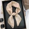Scarf For Women Paisley Print Square Scarf Bandanna Spring/Summer Imitation Silk Headband Hair Scarf Soft Stain Neckerchief