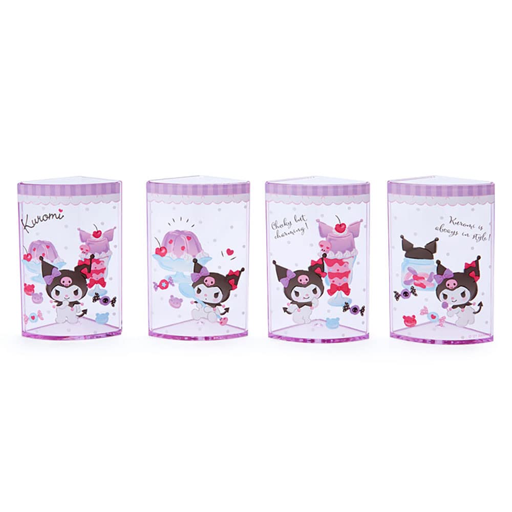 Sanrio Sanrio Подставка для ручек Фиолетовый Пластик Kuromi KUROMI Вращающаяся на 360 градусов Подставка для ручек Держатель для ручек Косметическая кисточка для макияжа Тюль Персонаж для домашних животных 213179 SANRIO