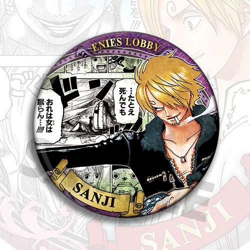 One Piece Anime Badge Sanji Character Replica Pin Brooch Pendant Shiny Film Button Merchandise Goods Collection Accessories For