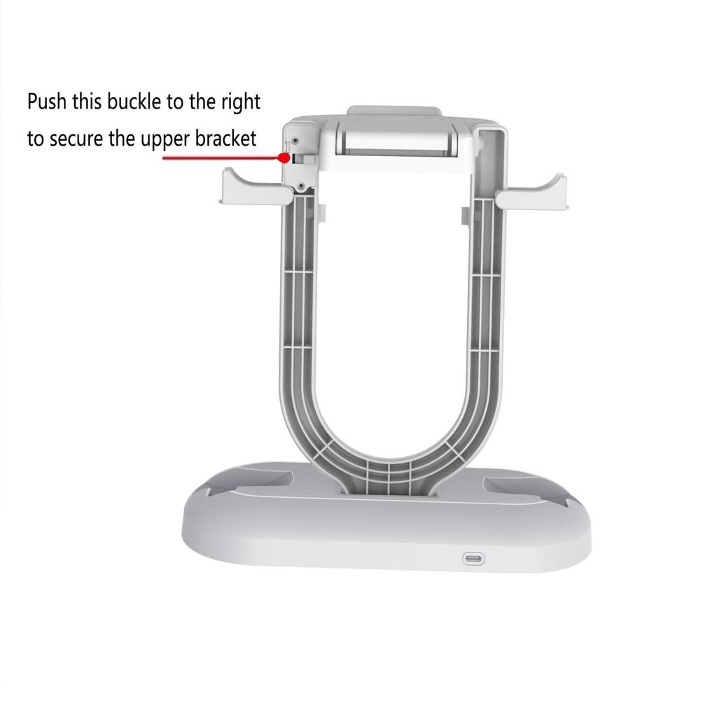 Зарядная док-станция для гарнитуры VR. Подставка для зарядки с хранилищем игровых аксессуаров. Качественный компактный материал из АБС-пластика. Используется для PS-VR2.