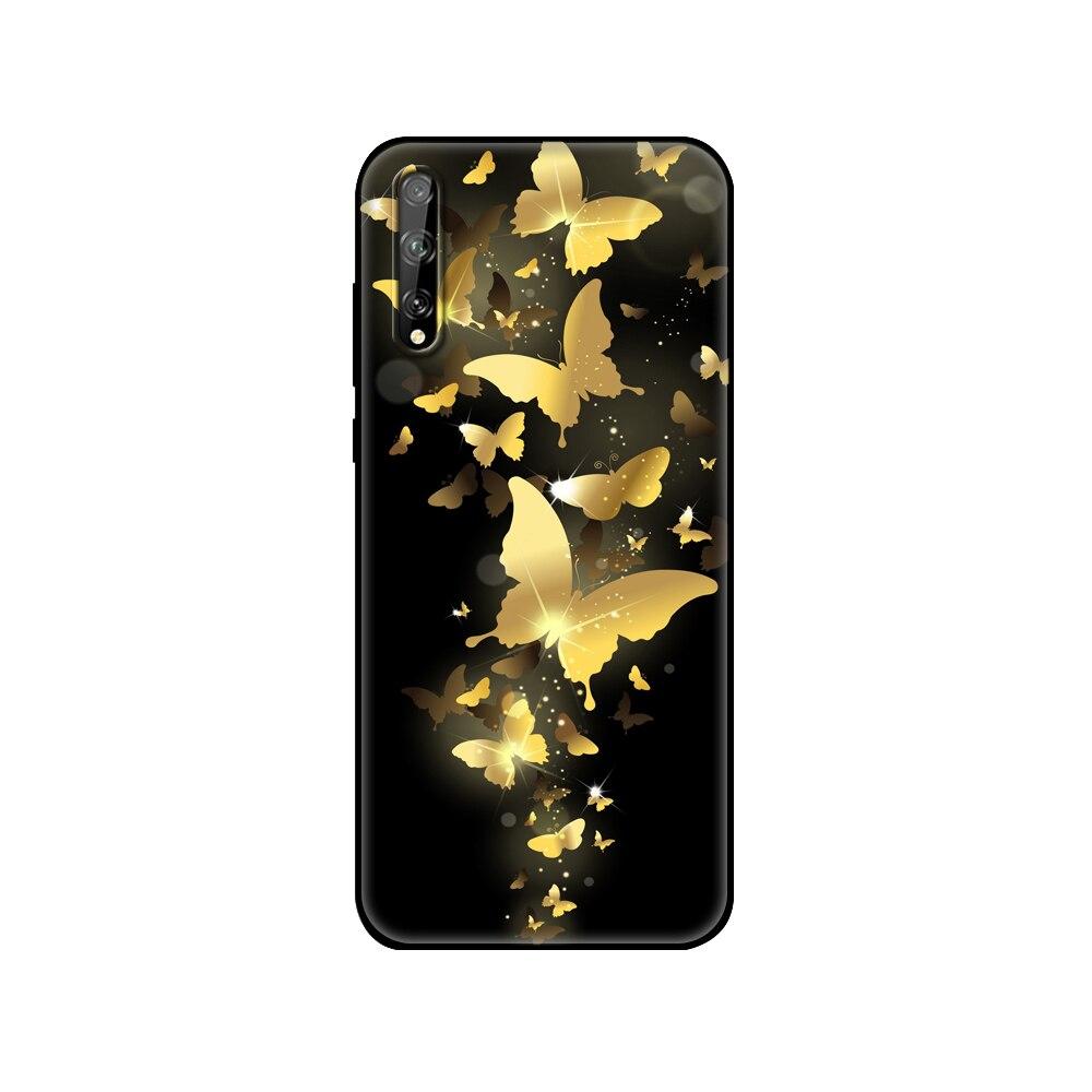 Чехол для Huawei Y8P, 6,3 дюйма, мягкий силиконовый чехол из ТПУ для телефона Huawei y8p 2020 Y 8P AQM-LX1, задний бампер huaweiy8p, черный чехол из ТПУ