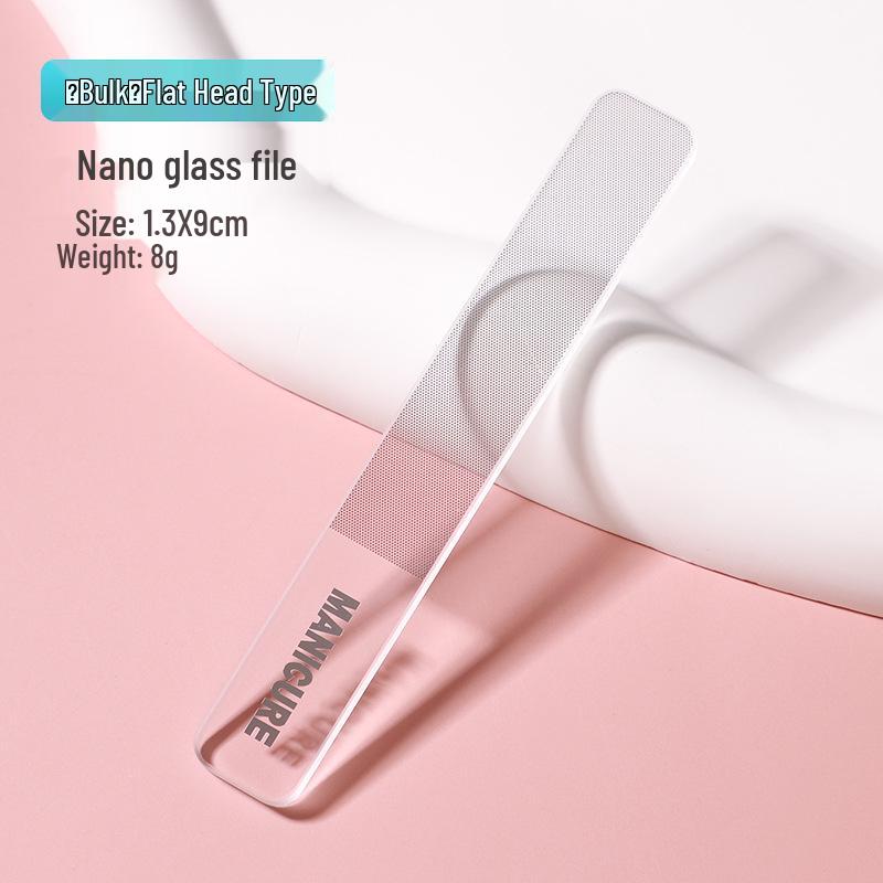 Nano Glass Nail File for Transparent Nail Art and Shaping