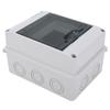 Circuit Breaker Box PC IP65 Waterproof 5 Way Transparent Cover Distribution Protection Box for Indoor Outdoor Use