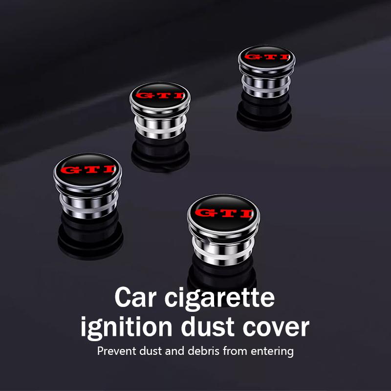 CUP1 Car Cigarette Lighter Cover DustProof Decoration Cap For Volkswagen VW Beetle CC B5 B6 B7 EOS GTI MK2 MK4 MK5 MK6 Phaeton