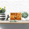 German Beer Poster Sign - "Bier Ist Wie Urlaub Im Glas" 30x20cm Aluminum Decor for Bars & Home Breweries